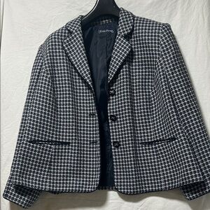 Evan Picone Work Dress event Houndstooth jacket.
